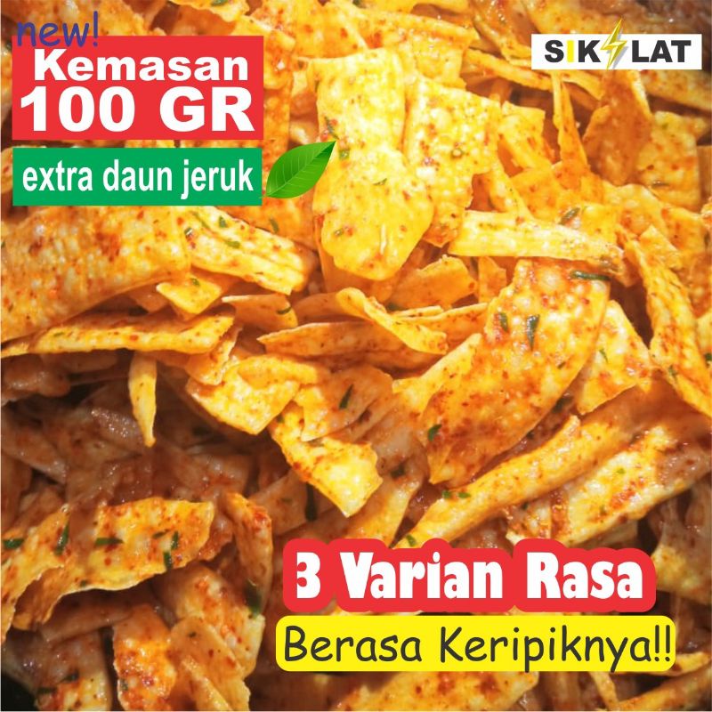 

Keripik Lezat Enak Gurih Murah Sikilat 100 GR