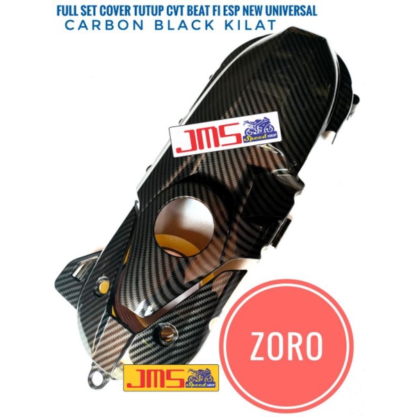 cover tutup cvt carbon honda beat esp fi 2016 sampai 2019 zoro pnp