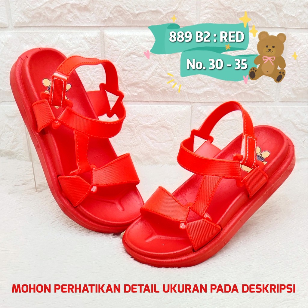 Sendal tali anak cewek 889 B2 Alina Sandal let import anak perempuan SDLSA