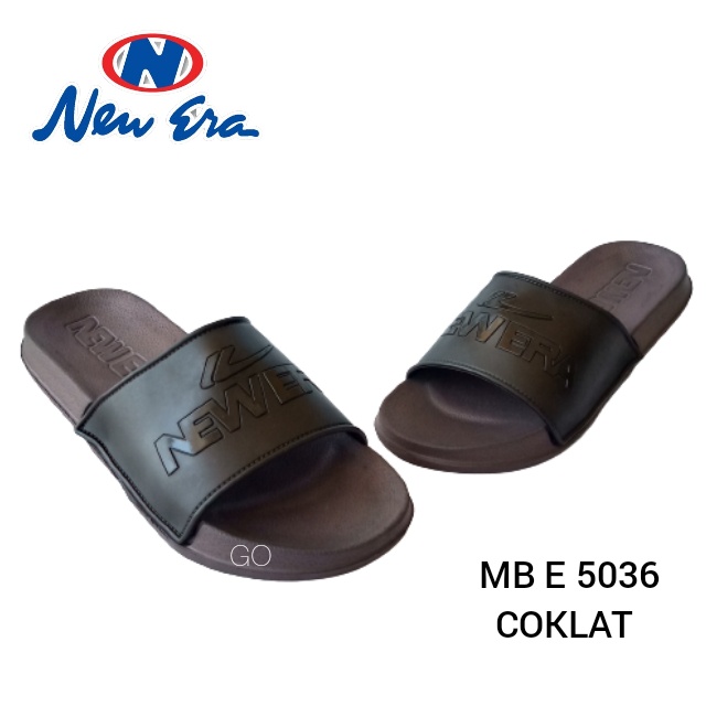 gos NEW ERA MB E 5036 Sandal Selop Pria Dewasa Sendal Karet Anti Slip Original Size 39-43