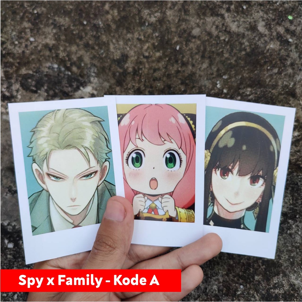 Pola Deco Mini Poster Anime Spy x Family - Anya Loid Yor Bond Forger