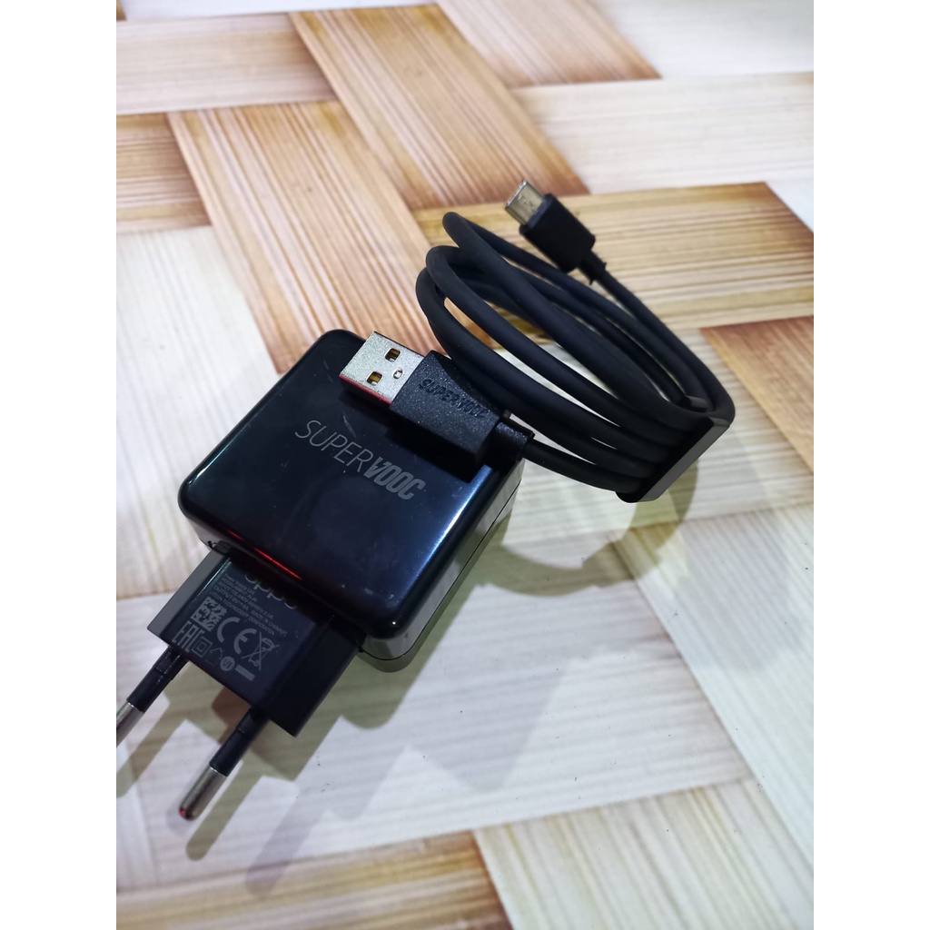 Charger Oppo F11 Pro Edisi Hitam R17 Original Super Vooc Type C Micro USB