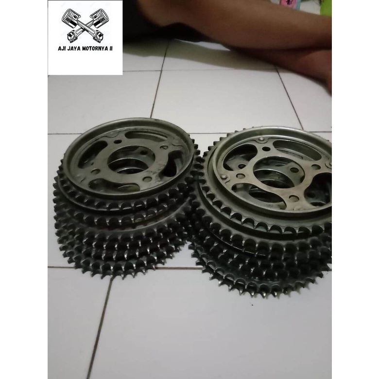 MURAH- GEAR SET PLUS RANTAI MOTOR SUPRA/ASTREA GRAND FIT LAMA COPOTAN