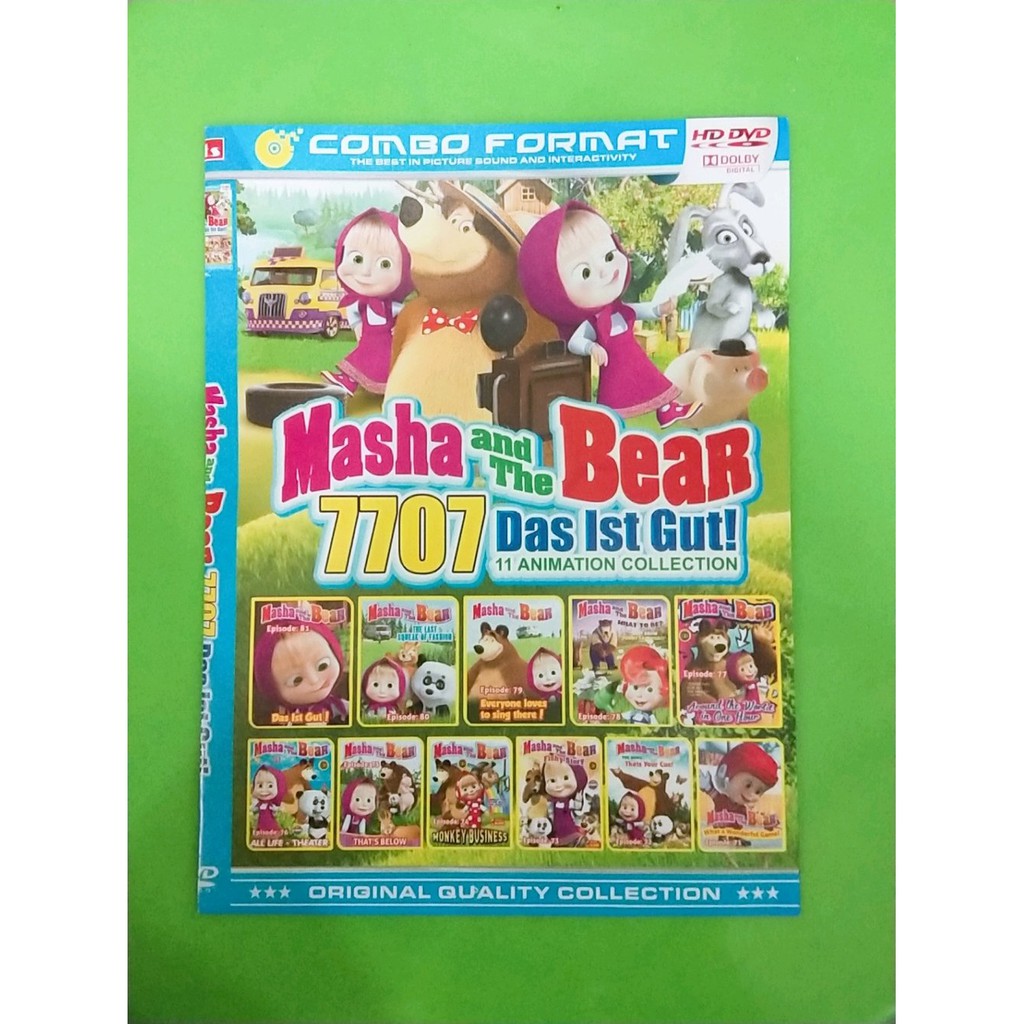 KUMPULAN PROMOO DVD KASET FILM MASHA AND THE BEAR