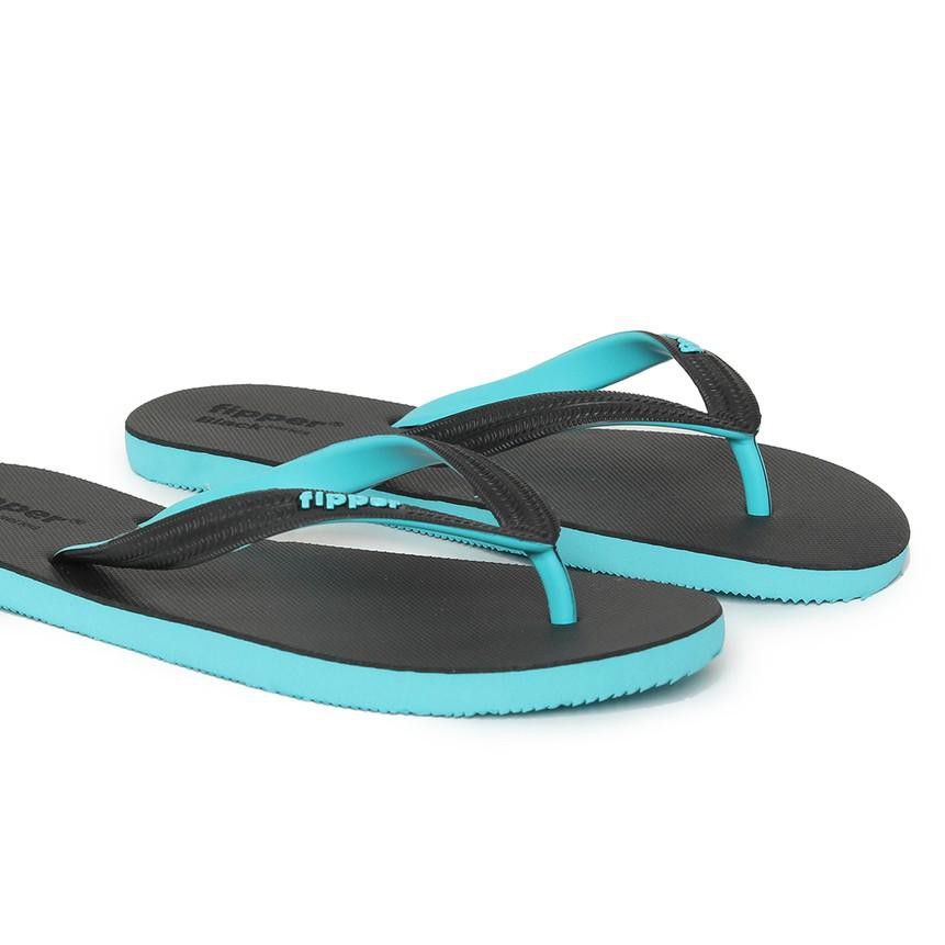 ➬ Sandal Fipper Black Series / Sendal Jepit in Black Turquiose ♝