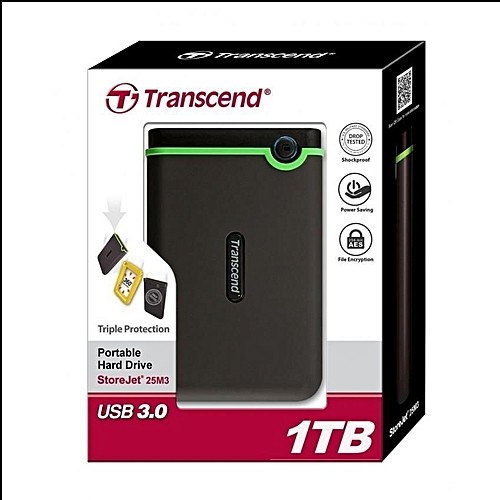 Hardisk External Transcend Storejet 25M3 1TB