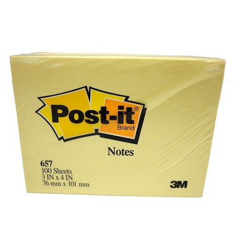 

3M Post-it 657 Notes Yellow ( IRRA STORE )