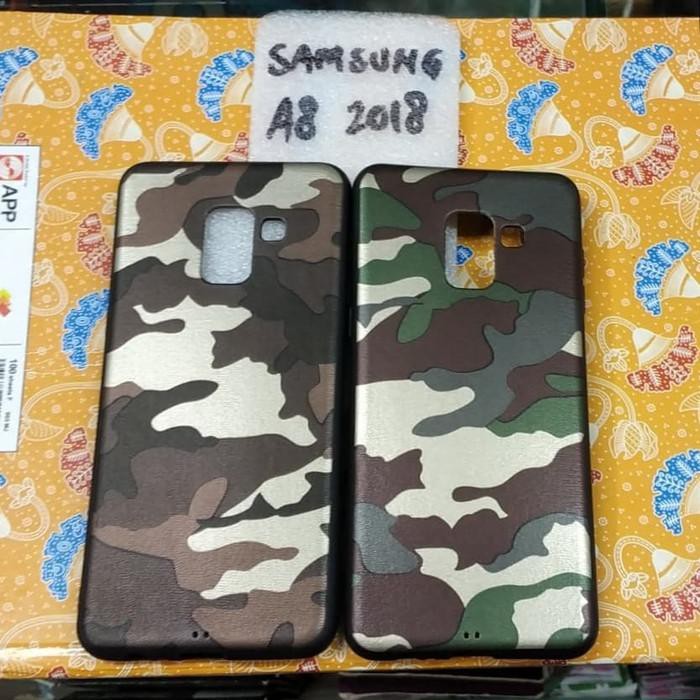 silikon karet soft case army samsung A8 2018 karet army Murah meriah