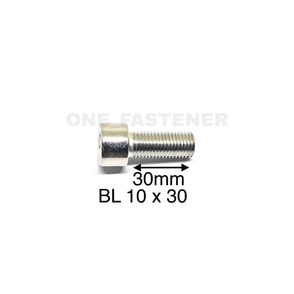 POLOS Baut L M10x30 NEKEL L8 10mm 3cm hex socket L Heads cap screw 14 m10 10x30