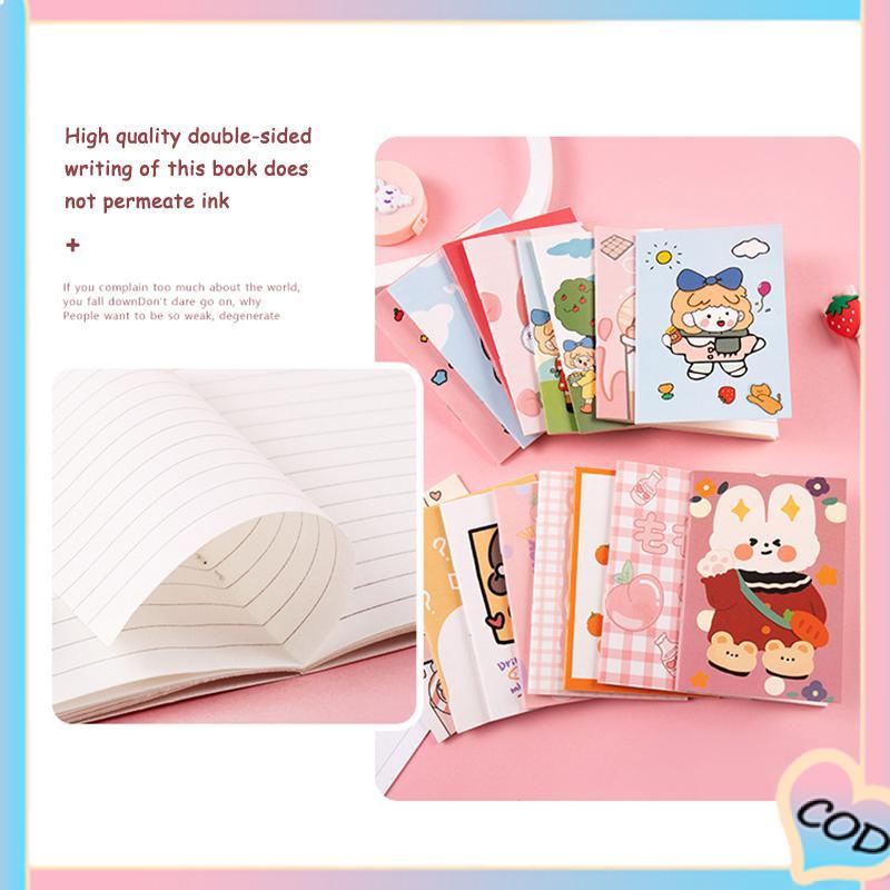 COD❤️ Buku Kecil yang Lucu Perlengkapan Kantor Notepad Alat Tulis Siswa Portable Mini Notebook Notepad-A.one