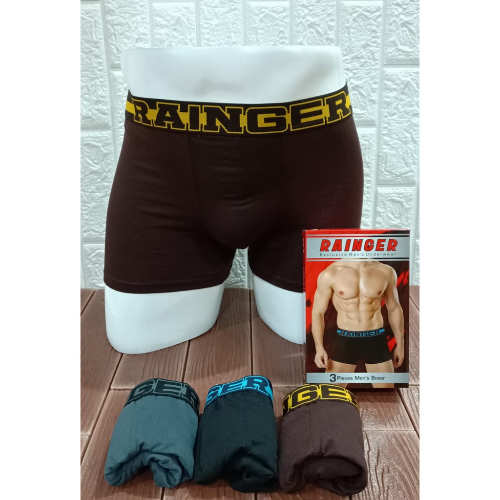 PROMO !!! 3 PCS BOXER PRIA || BOXER RAINGER 08