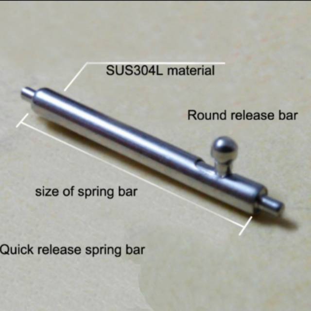 QUICK RELEASE 20mm 22 mm Spring Bar Pin Pengait Strap Jam Smart Watch