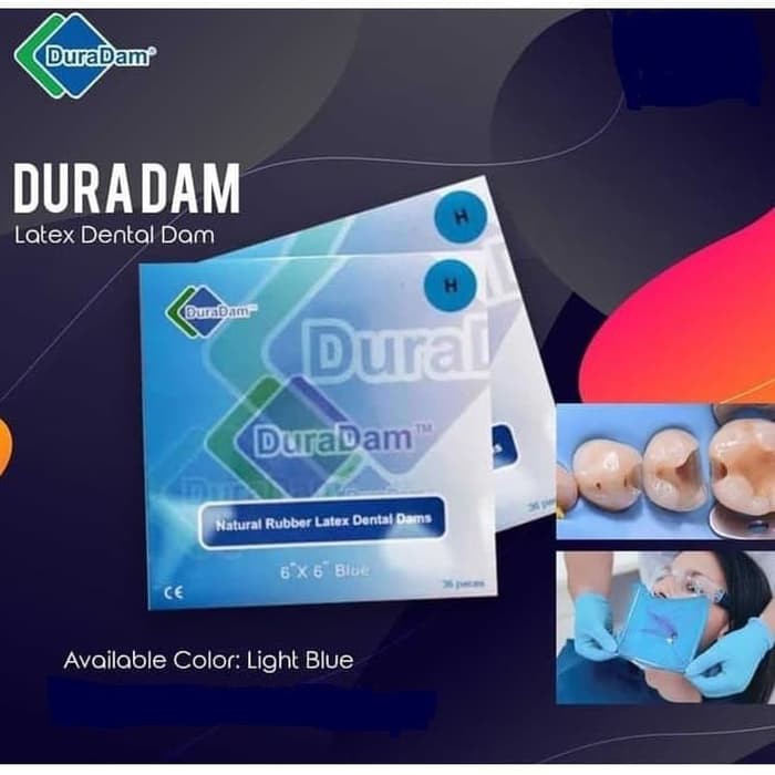 DENTAL RUBBERDAM RUBBER DAM DURADAM 36 PCS
