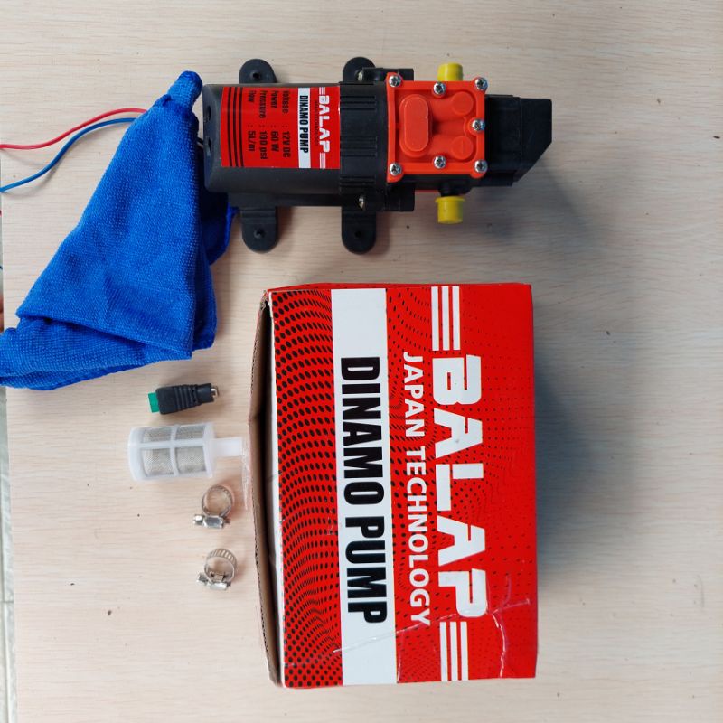 Dinamo pompa dc 12 volt 100psi dinamo sprayer super kenceng bisa pakai adaptor atau aki