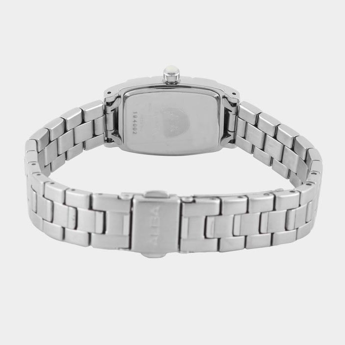 Alba Ladies AH7237X1 Rectangle Case Silver Dial | Jam Wanita AH7237