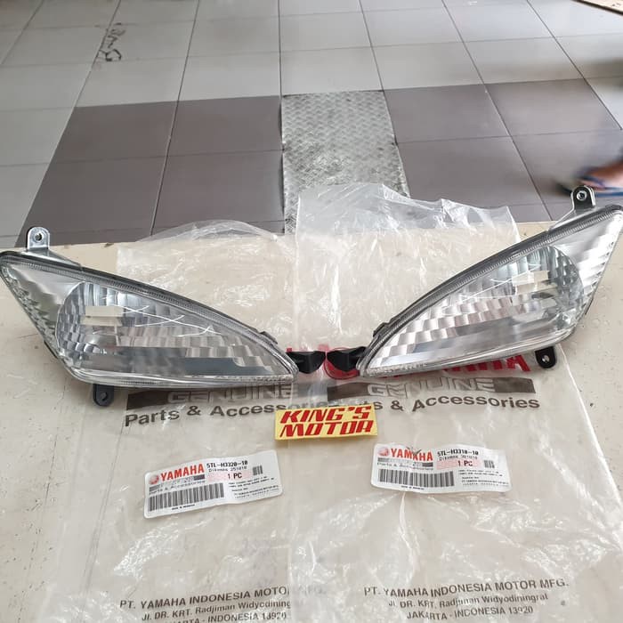 LAMPU SEN SEIN DEPAN MIO KARBU SEPASANG ASLI YAMAHA