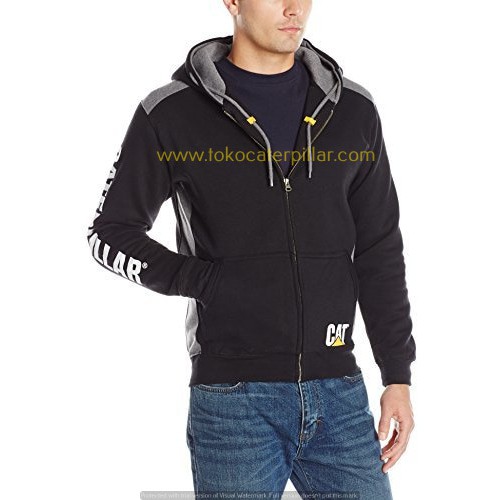 jaket hoodie black