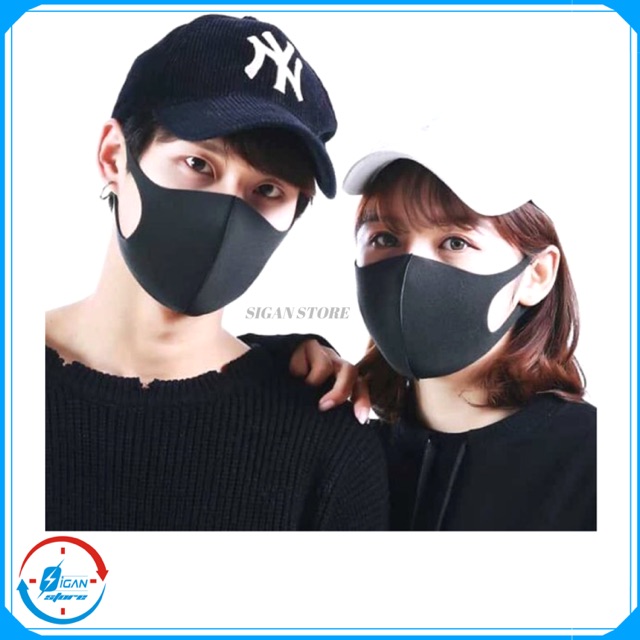 Masker Scuba Warna Hitam Polos