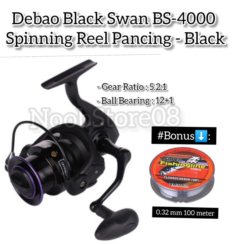 Reel pancing Debao Black Swan 4000 13Ball Bearing