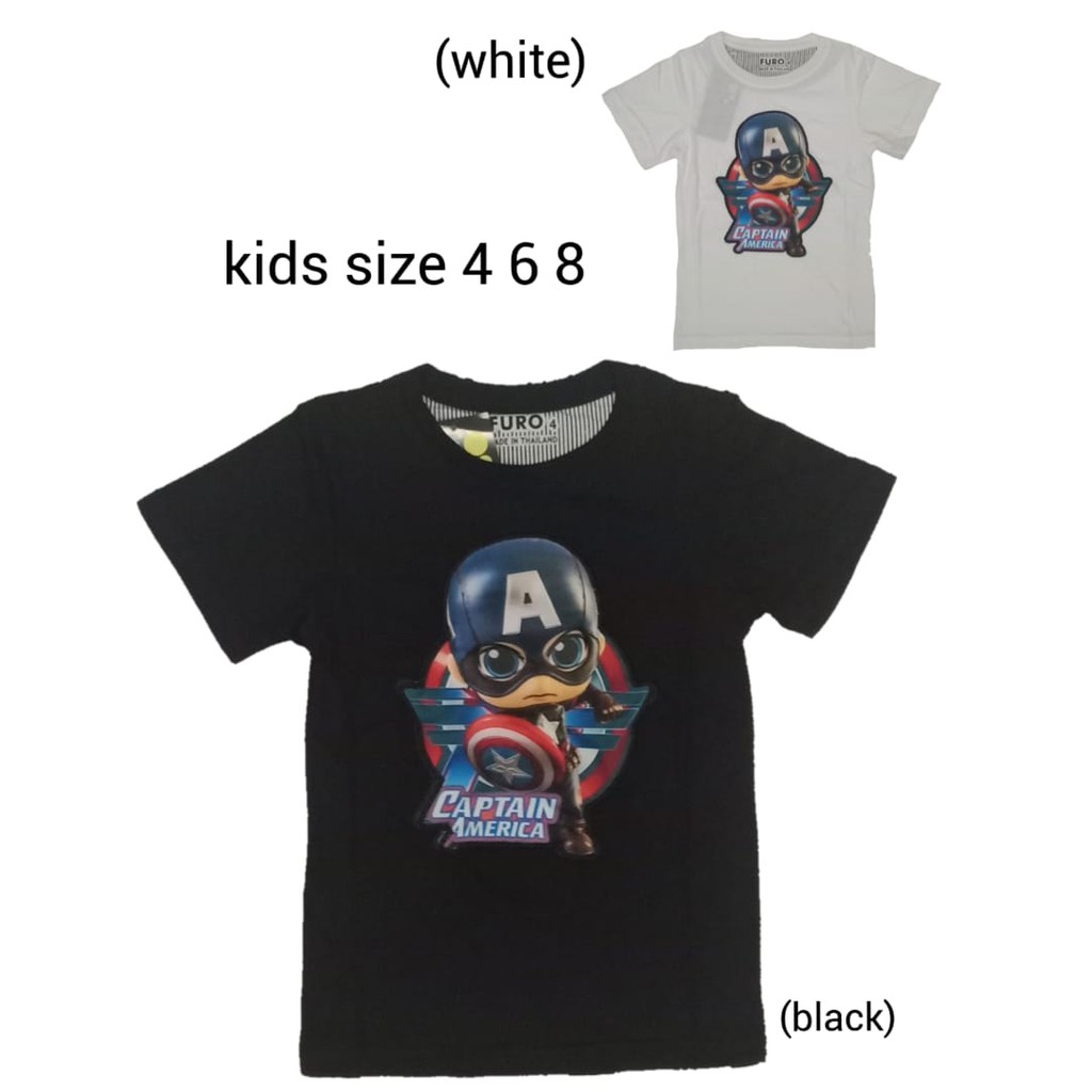 T shirt Anak Captain America Baju Kaos Anak Keren T shirt Anak Captain America Baju Kaos Anak Keren