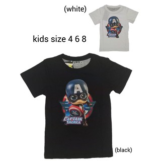 T shirt Anak  Captain  America  Baju  Kaos Anak  Keren 