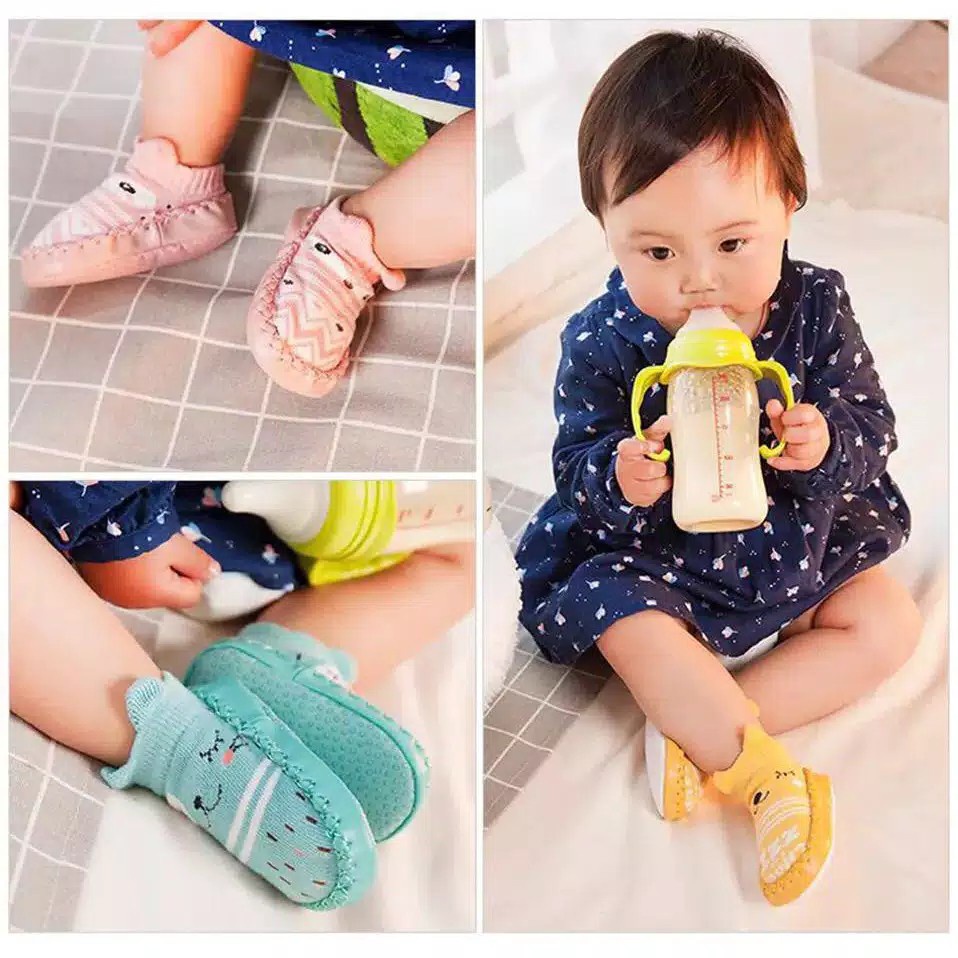 Sepatu anak/Sepatu bayi/Sepatu bayi perempuan/Sepatu bayi anti slip/Kaos kaki sepatu bayi/C 91-94