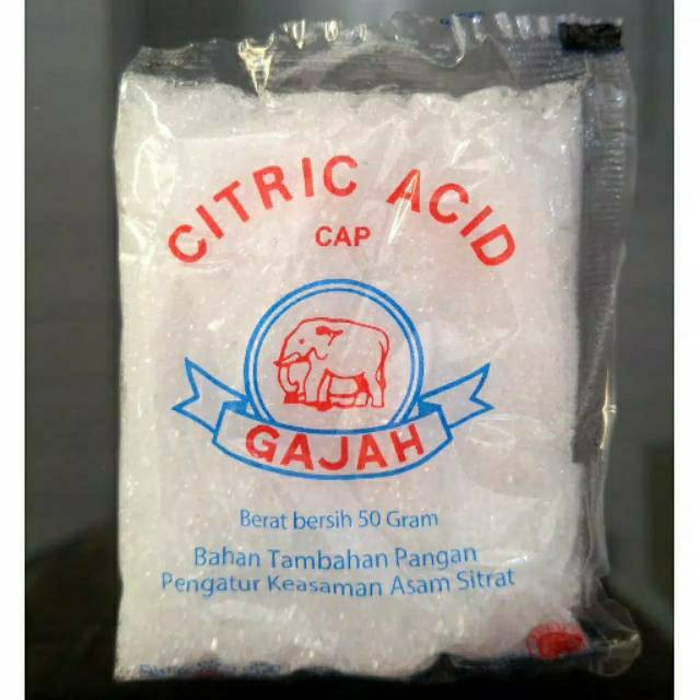 

Citric Acid / Citrun cap Gajah 50gr Asli!!