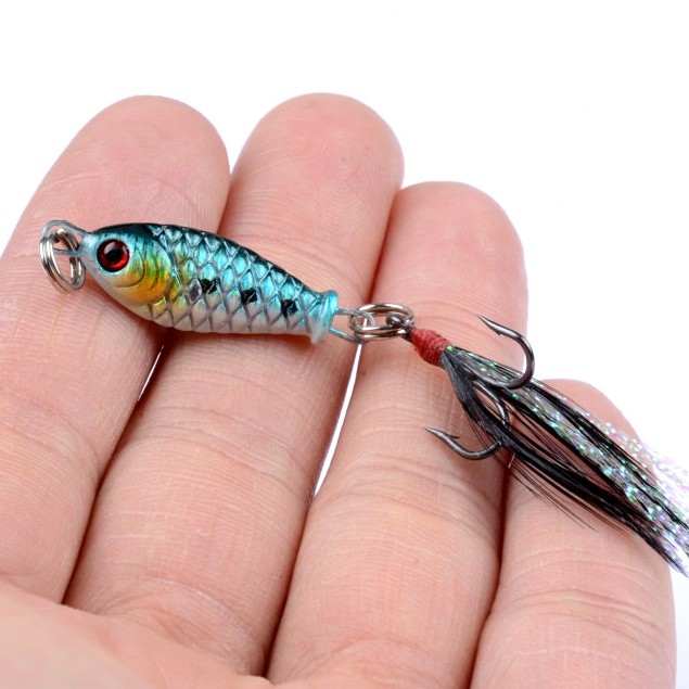 Shengyao 1Pcs Mini Lead Jig Fishing Lure 3.2cm/5g Swimbait Umpan Pancing Ikan Bass Bait Kail Memancing Peralatan