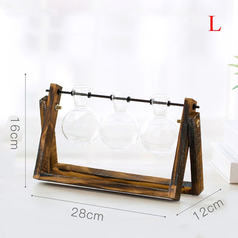 Pot Bunga Terrarium Hidroponik Bahan Kaca Dengan Stand Pot Bunga Terrarium Hidroponik Bahan Kaca Dengan Stand
