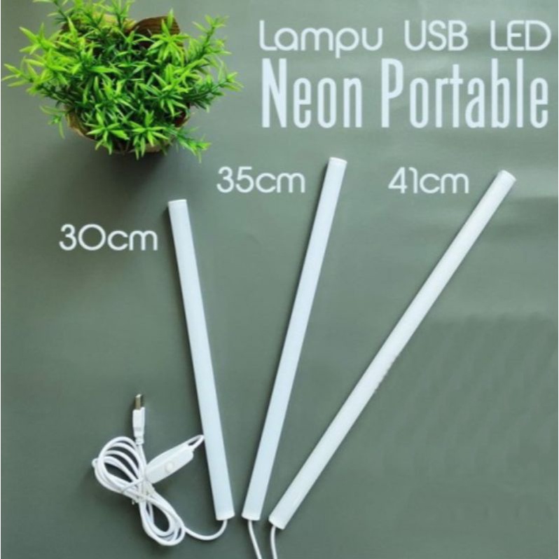 LAMPU NEON LED USB 30/35/41/46 CM