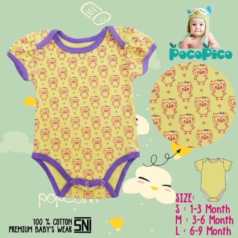 BAJU BAYI ROMPER JUMPER JUMPSUIT POCO PICO