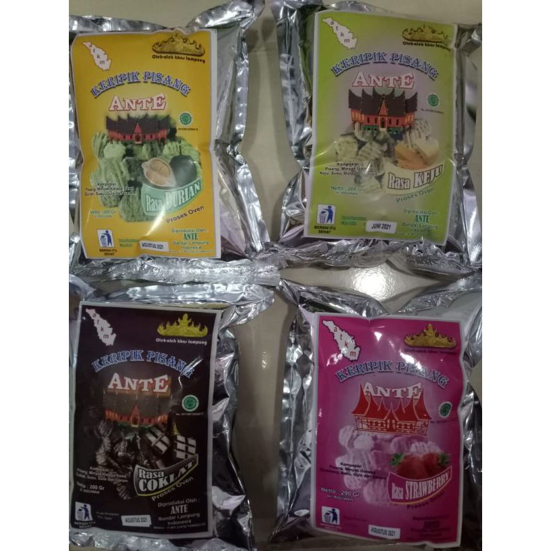 

keripik pisang aneka rasa khas lampung