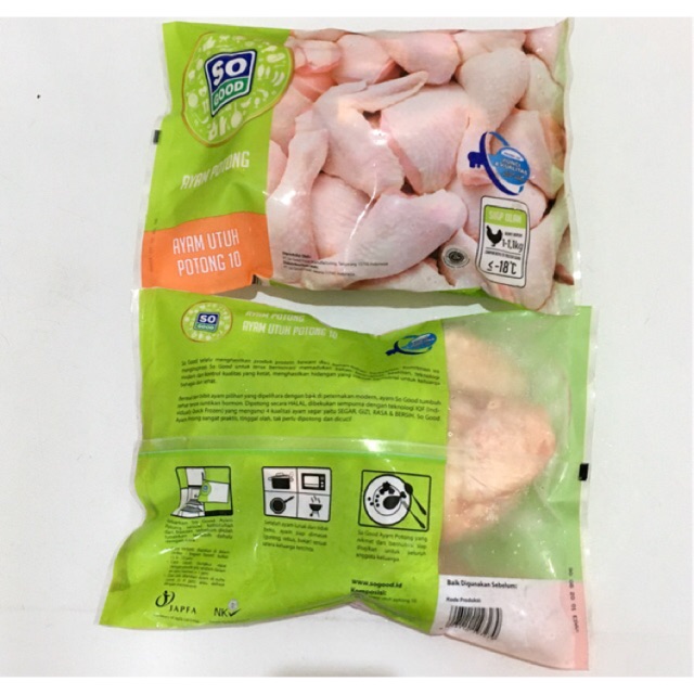 

SO GOOD AYAM UTUH POTONG 10PCS