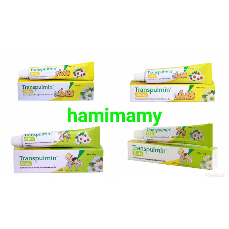 Transpulmin Baby 10 gram 20 gram Kids 10 gram 20 gram Salep Batuk Pilek