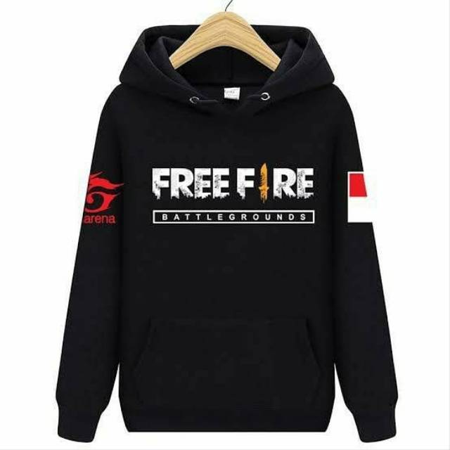 Jaket Sweater Hoodie FF Free Fire Anak Dewasa Terbagus Terlaris