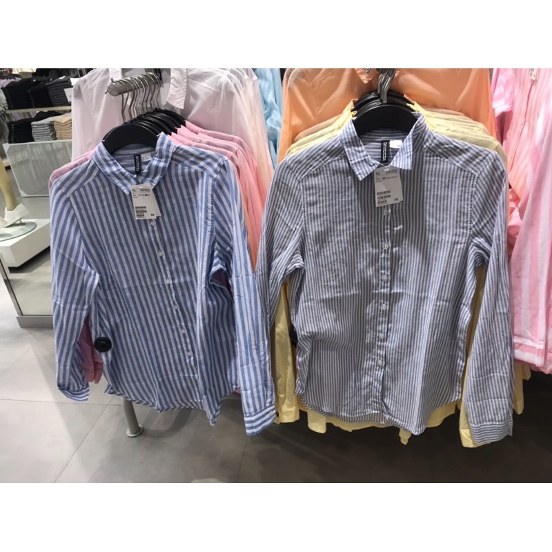 JASTIP KEMEJA H&M MOTIF GARIS