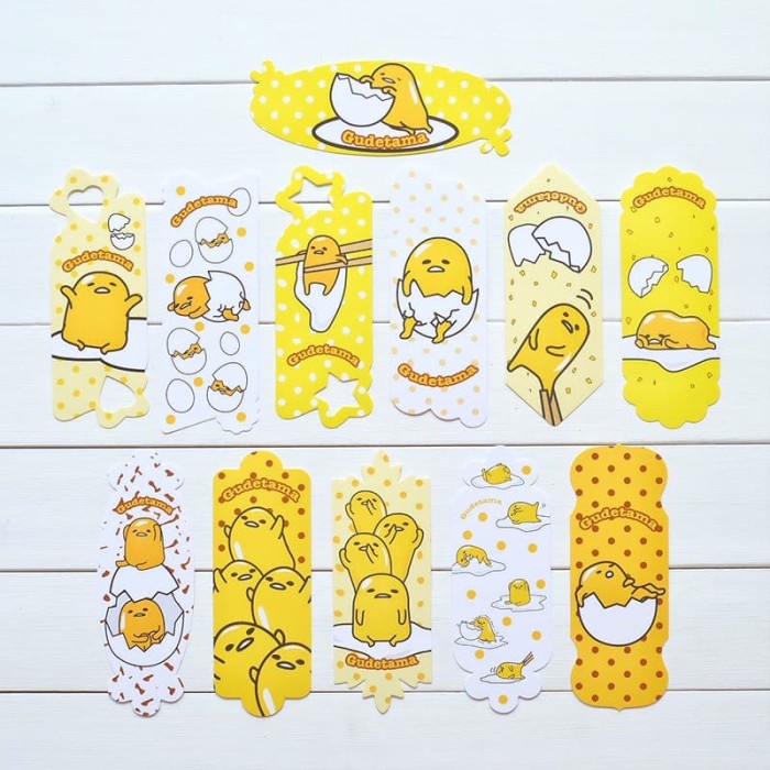 

Nikmati Gudetama Paper Bookmark Set Trendi