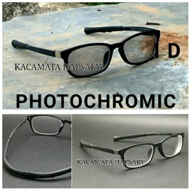 FRAME KACAMATA PRIA SPORTY FREE LENSA PHOTOCROMIC | KACAMATA MINUS | ANTI RADIASI | KACAMATA PLUS