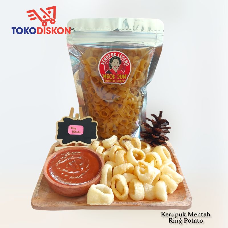 

Kerupuk Mentah Ring Potato - Krupuk / Premium