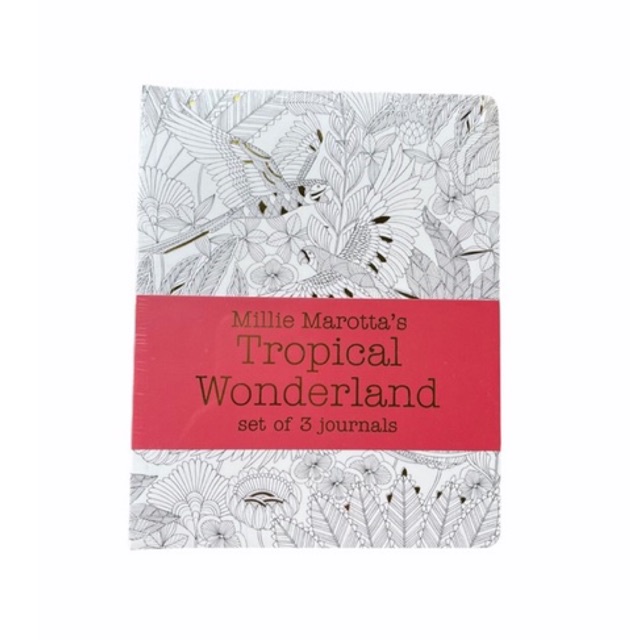 

Set of 3 Journals Tropical Wonderland by Millie Marotta's | Jurnal Isi 3