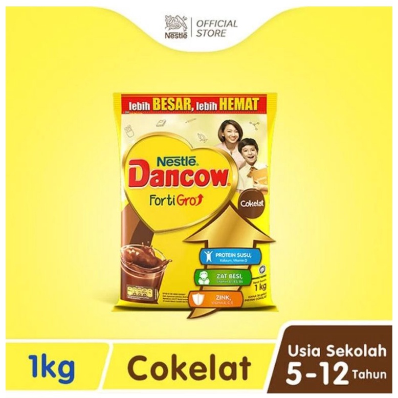 

Dancow fortigro 2varian 5-12 tahun 1kg/1000gr