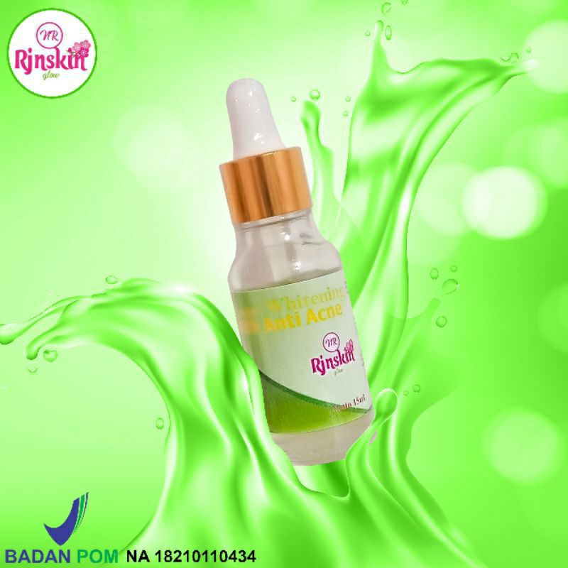 NR GLOW ESSENCE ACNE NR RJNSKIN GLOW BPOM ORIGINAL SERUM JERAWAT