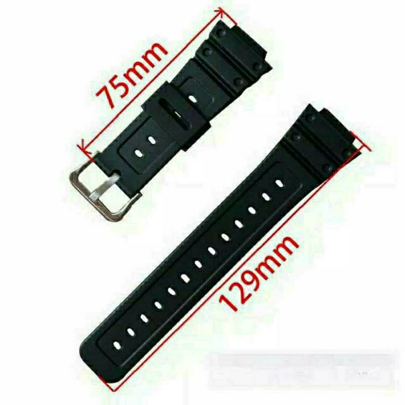 STRAP TALI JAM TANGAN CASIO DW-5600BB DW-5600-BB-1 DW5600BB FREE PEN