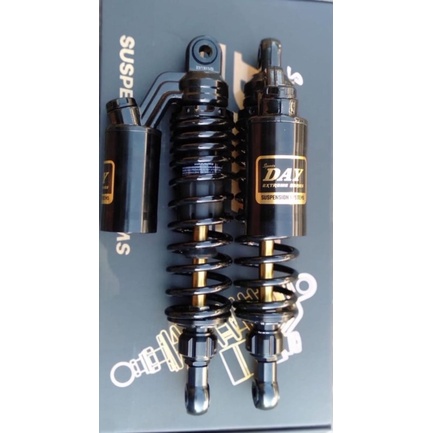 shock ktc skok katecok shock copy ktc merk day hitam titanium dan merah ukuran 320mm 280mm