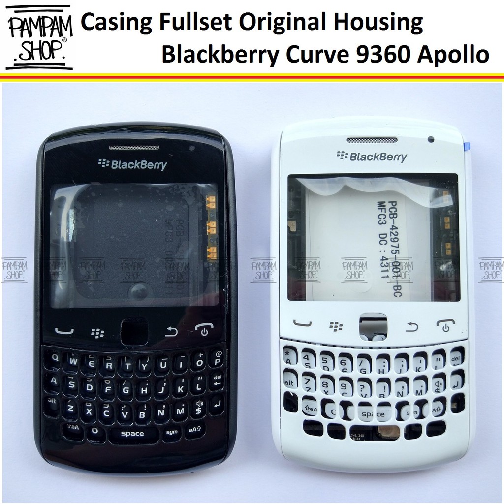 Casing Fullset Blackberry Curve 9360 BB Apollo Original Housing 100% | Full Set, Kesing, Apolo