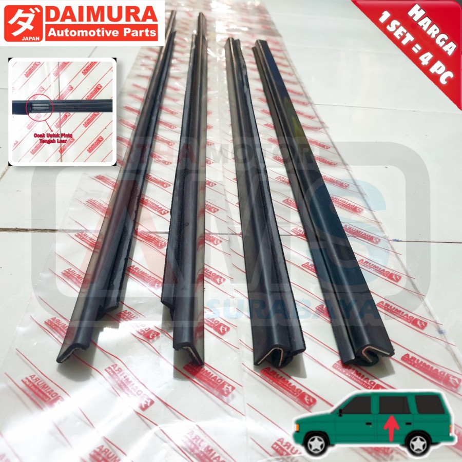 Jual Karet Pelipit List Kaca Weather Strip Panther Lama Kotak Bagian Tengah Langsung Pasang