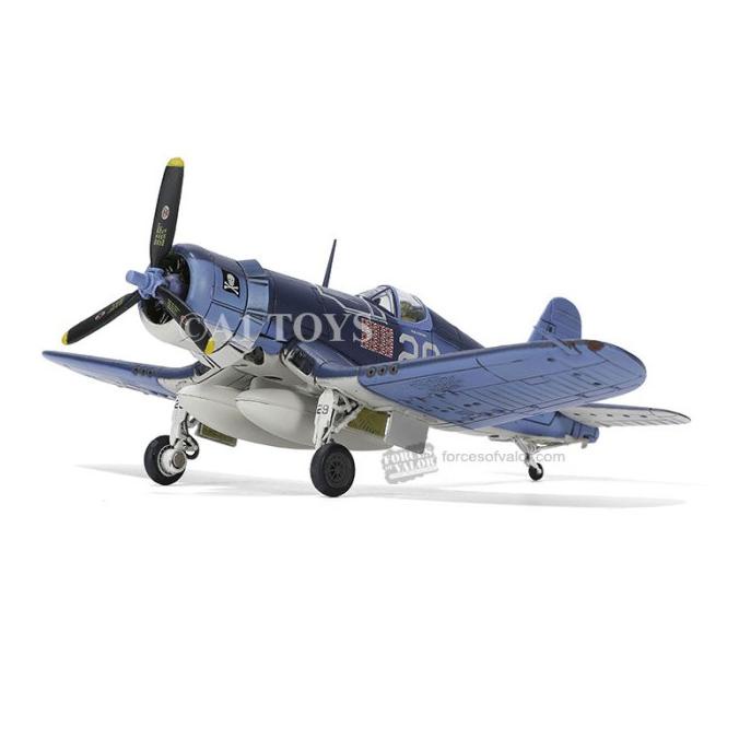 Diecast Pesawat F4U Corsair Ike Kepford Forces Of Valor 14 Cm 1:72