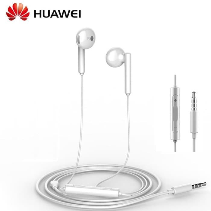 Headset Original Huawei Honor AM115 With Mic Remote Bass Earphone