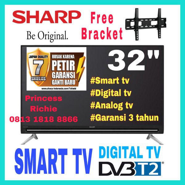 Spesial sharp smart led tv 32 inch 32SA4500i Terjangkau