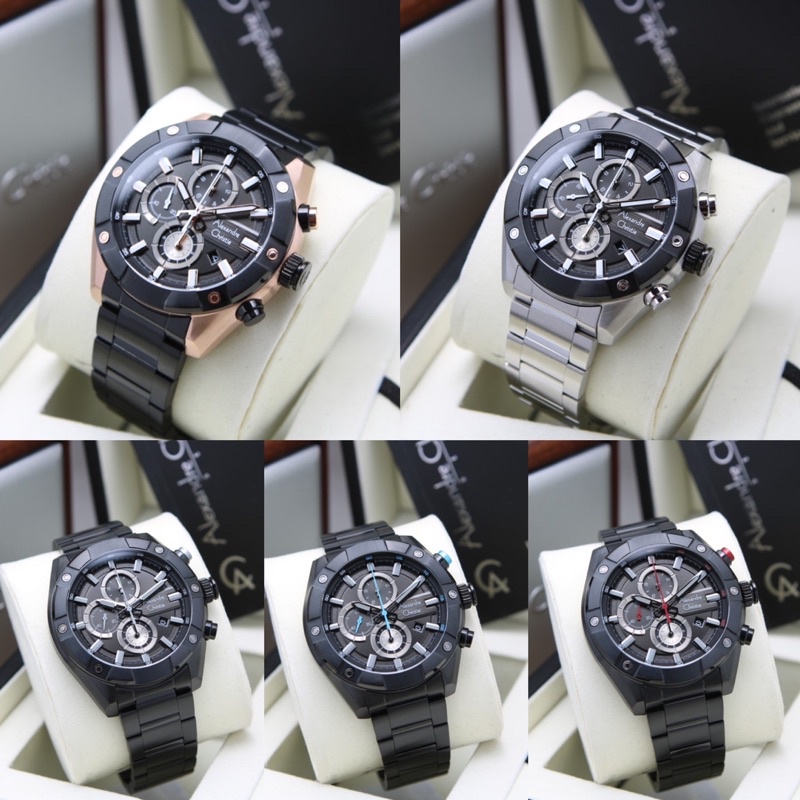 Jam Tangan Pria Alexandre Christie 6604 AC6604 6604MC Original